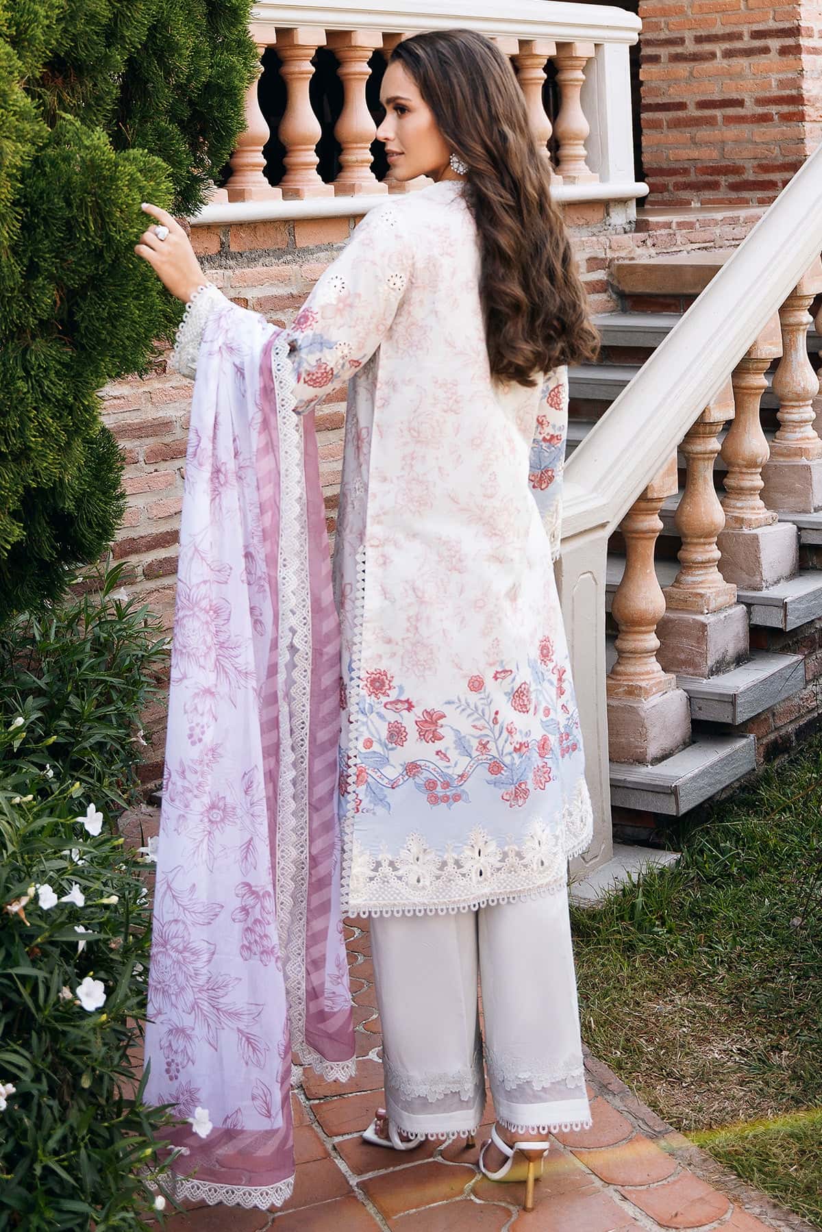 Afrozeh Print Embroidered Lawn SL-5488