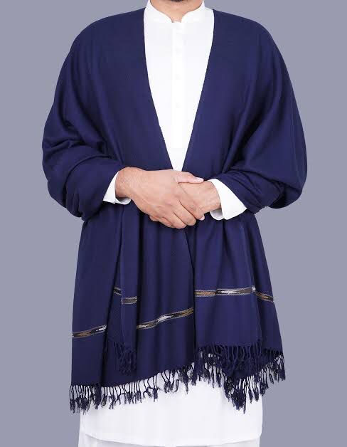 J.MENS LUXURY BLUE SHAWL