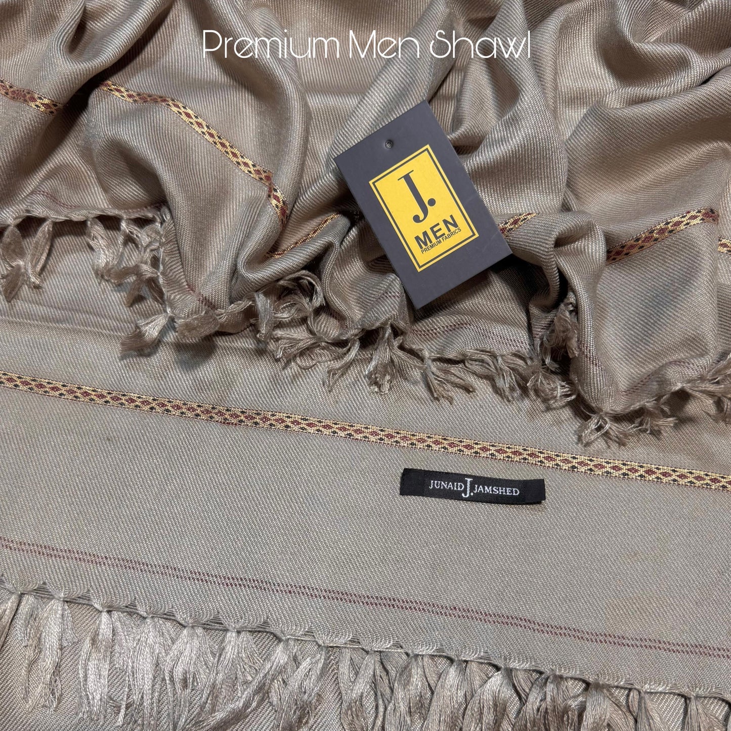 J. Men’s Shawl Griege (3809)