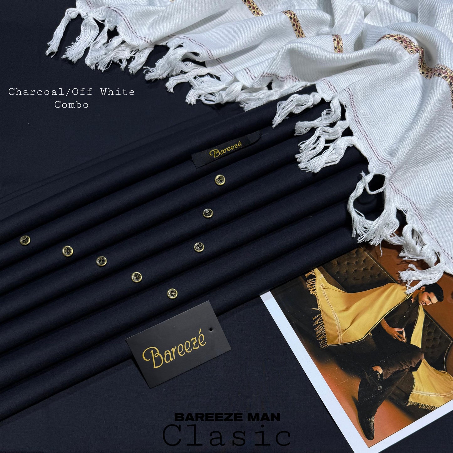 BREEZE MENS SUITE WITH GIFTED SHAWL