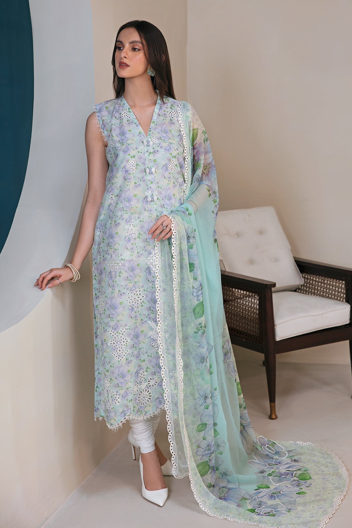 Iznik Print Lawn Embroidered SL-357