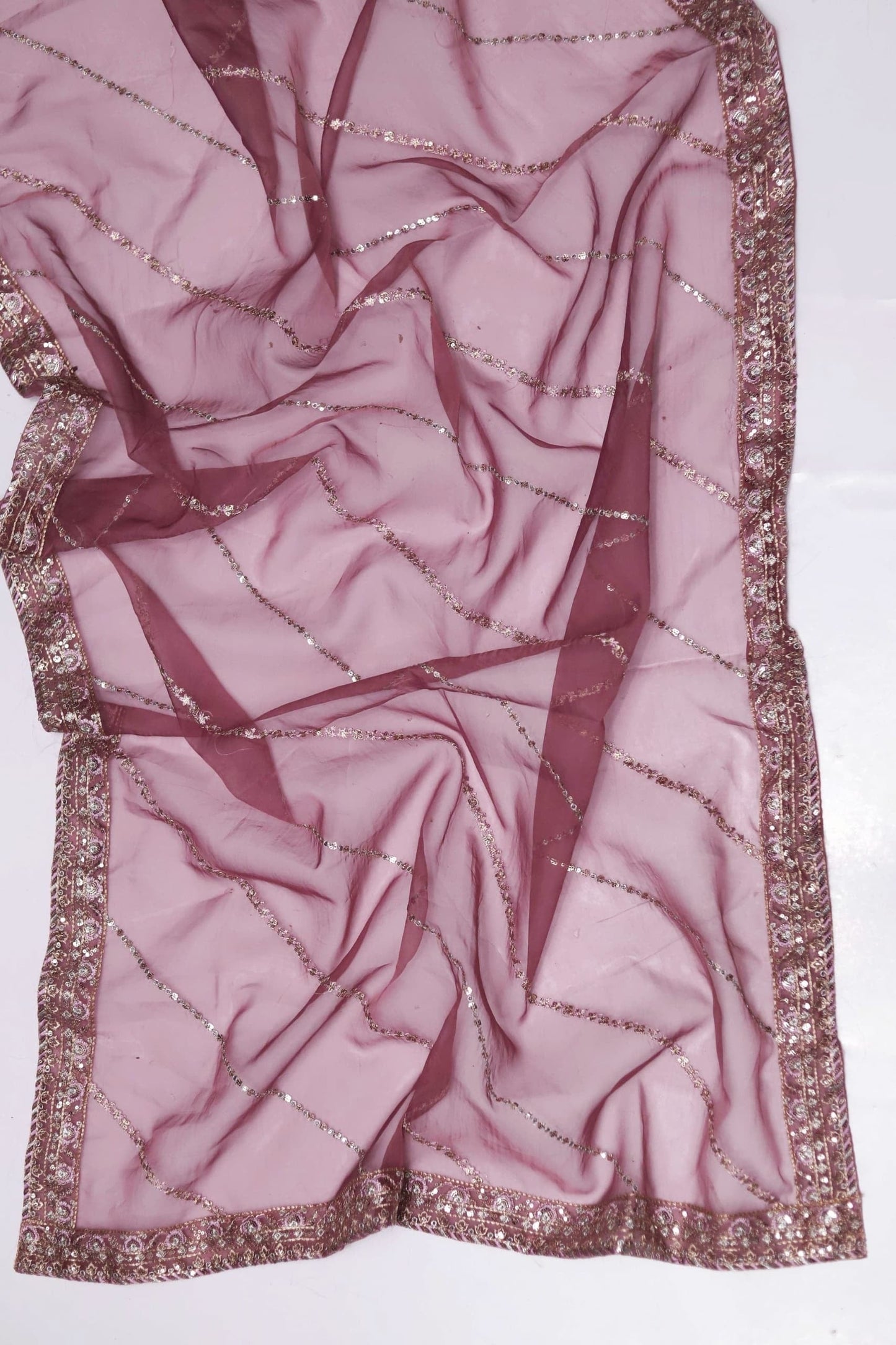 GUL-E-NARGIS - AFSANA- HEAVY EMBROIDERED ORGANZA UNSTICHED PARTY WEAR DRESS-(SL-359802)