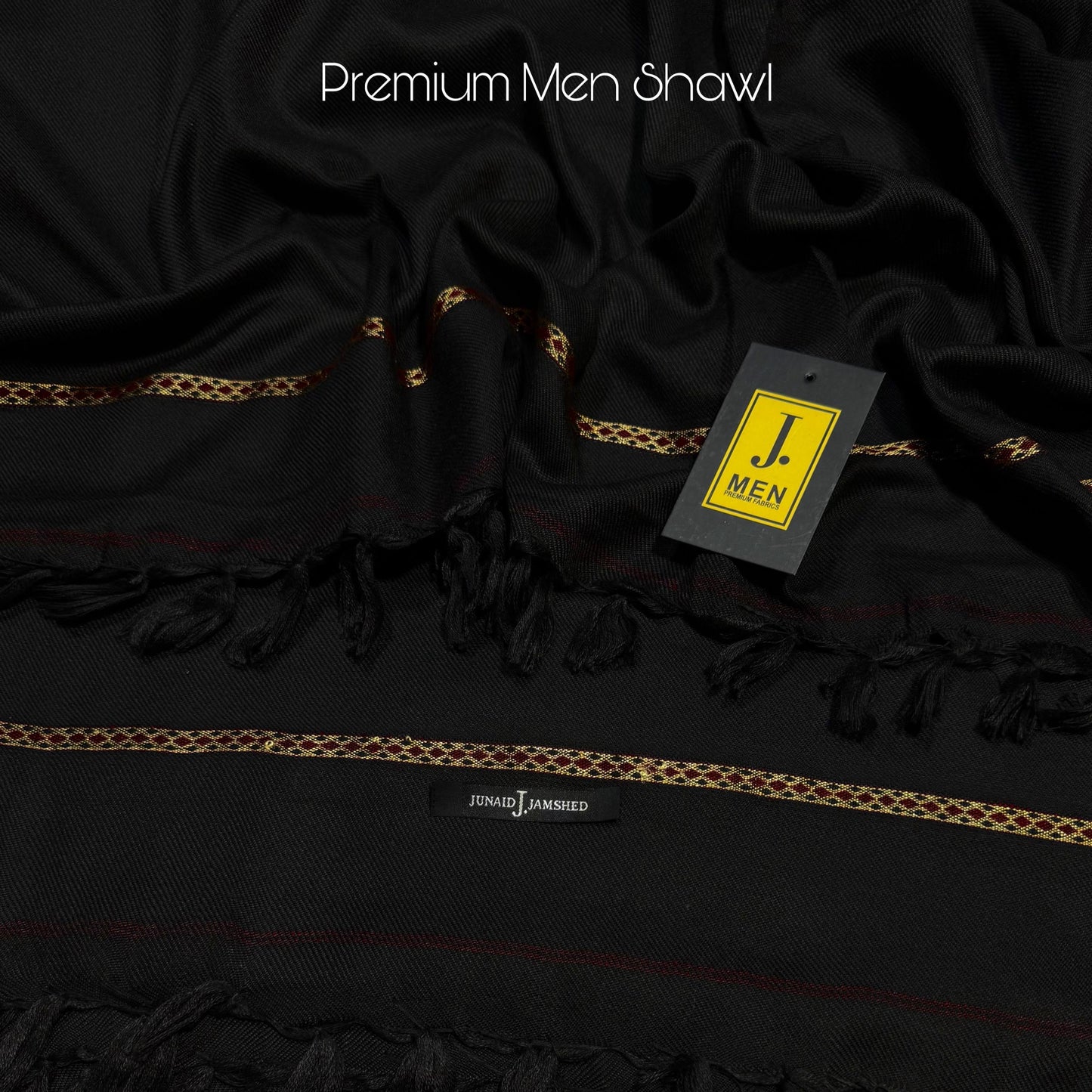 J. Men’s Shawl Black (3903)