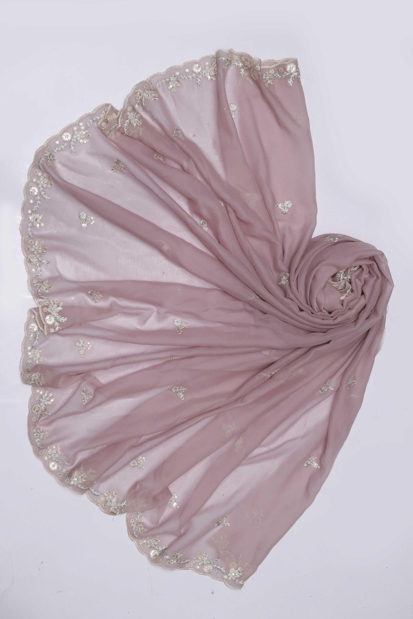 TWILIGHT LAVENDER-AZURE LUXE EMBROIDERED CHIFFON UNSTICHED 3PC (SL-8025)