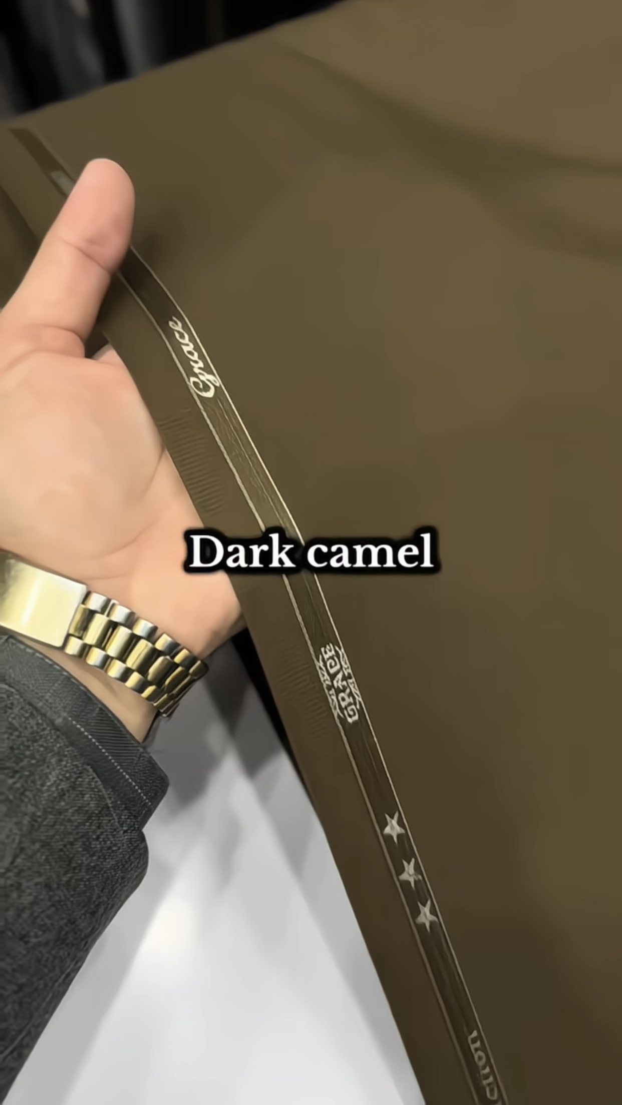 J.MENS PREMIUM UNSTICHED WASH&WEAR (CAMEL)