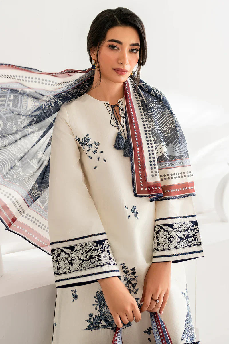 Heavy Embroidered Lawn 3pc