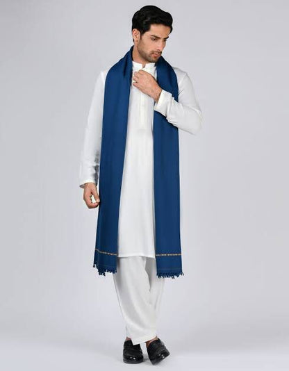 J.MENS LUXURY BLUE SHAWL