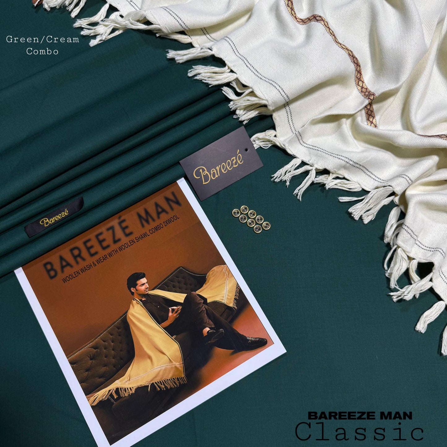 BREEZE MENS SUITE WITH GIFTED SHAWL