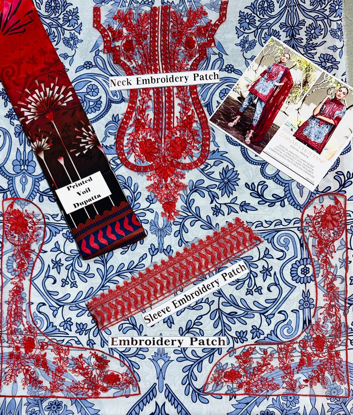 Zainab Chotani 3pc sl-zc-002