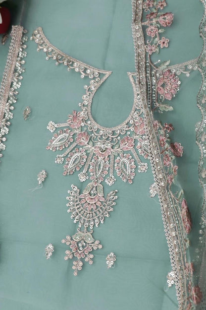 MARIA B - LUXURY FORMAL DRESS ORGANZA 3PC UNSTICHED (SL-4360)