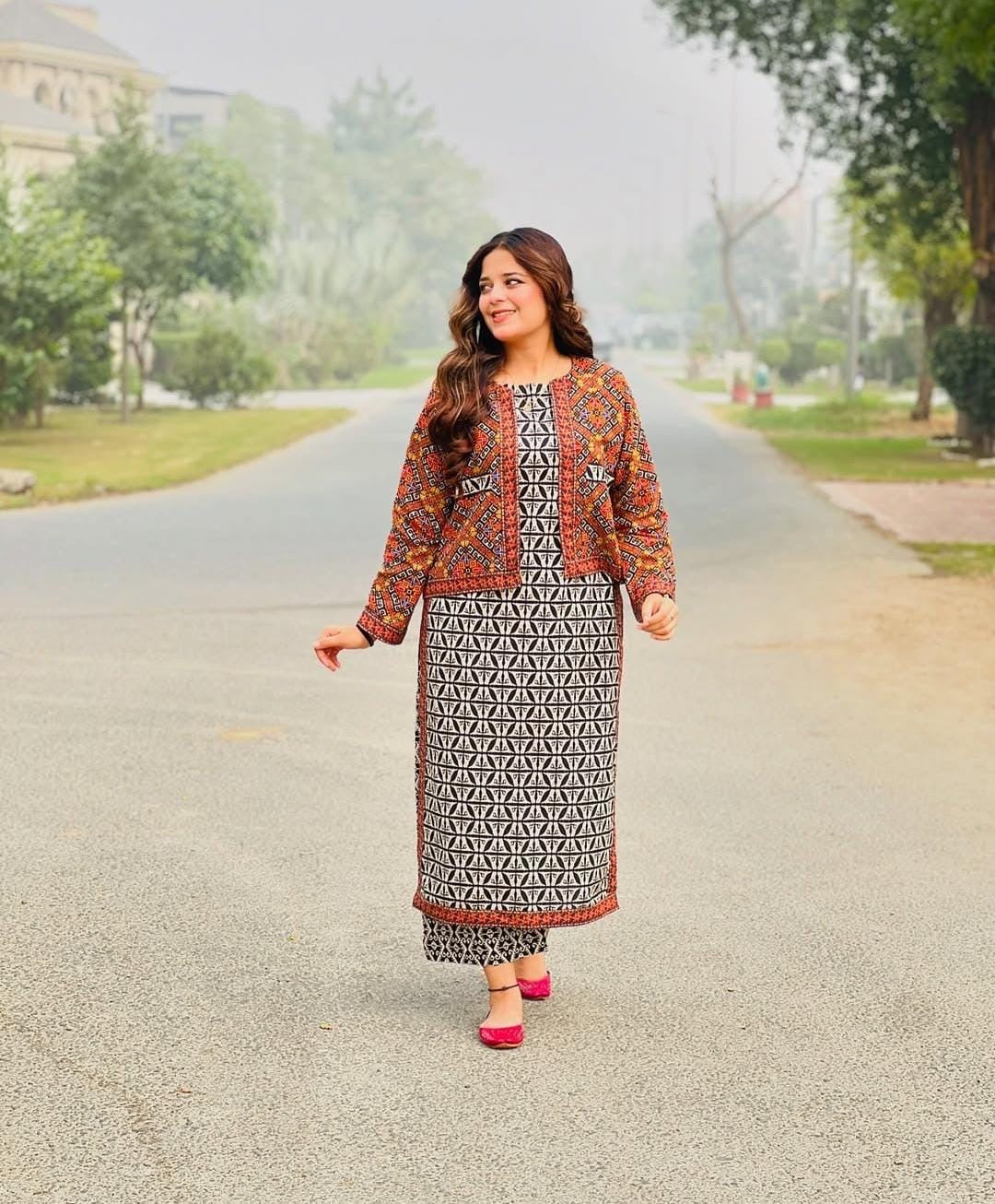USWA ZIA PRINTED SWISS LAWN 3pc
