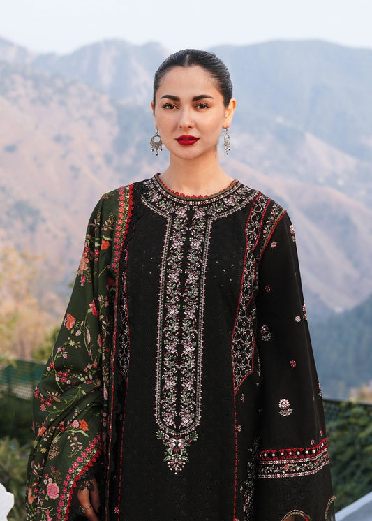 Heavy Embroidered Lawn 3pc