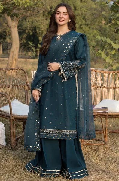 Heavy Embroidered Lawn 3pc