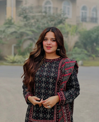 Uswa Zia Lawn Swiss 3pc (7268)