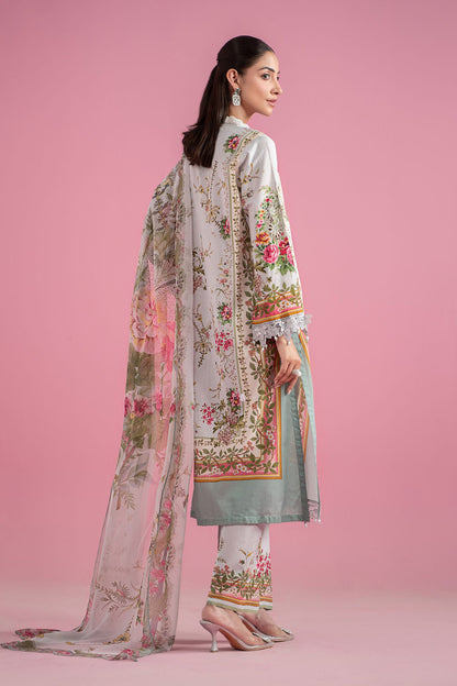 MARIA B PRINT EMBROIDERED LAWN 3pc SL-2605B