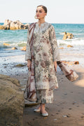 Baroque Print Embroidered Lawn 3pc SL-6320