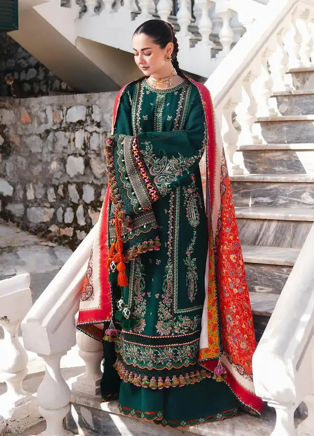 Heavy Embroidered Lawn 3pc
