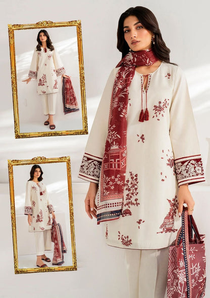 Heavy Embroidered Lawn 3pc
