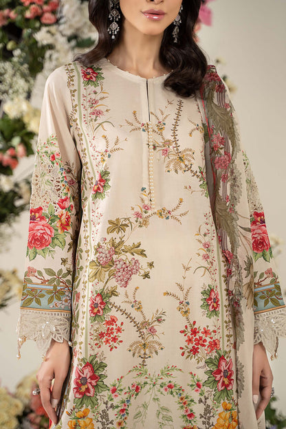 MARIA B PRINT EMBROIDERED LAWN 3pc SL-2605A