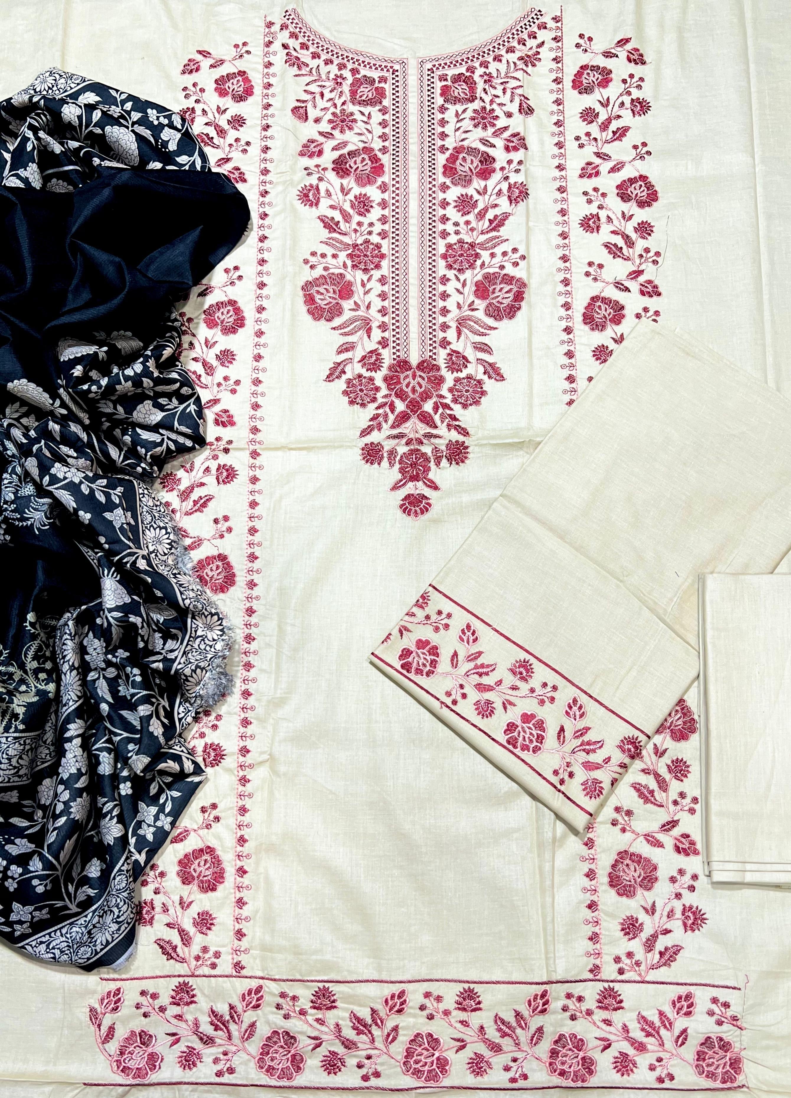 Dur e Fishan Lawn 3pc