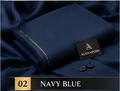 ALHAMPOSH Navy Blue mens unstitched suit colour mockup