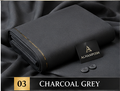 ALHAMPOSH Charcoal Grey mens unstitched suit colour mockup