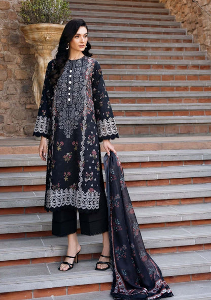 Afrozeh Print Embroidered Lawn 3pc