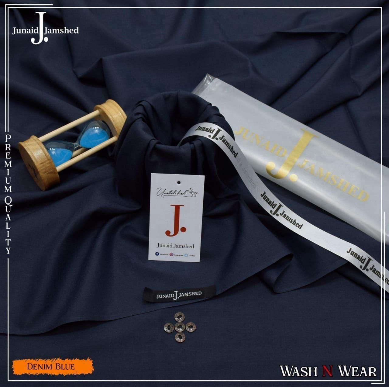 J.Mens SUITE PREMIUM QUALITY WASH&Wear (DENIM BLUE)