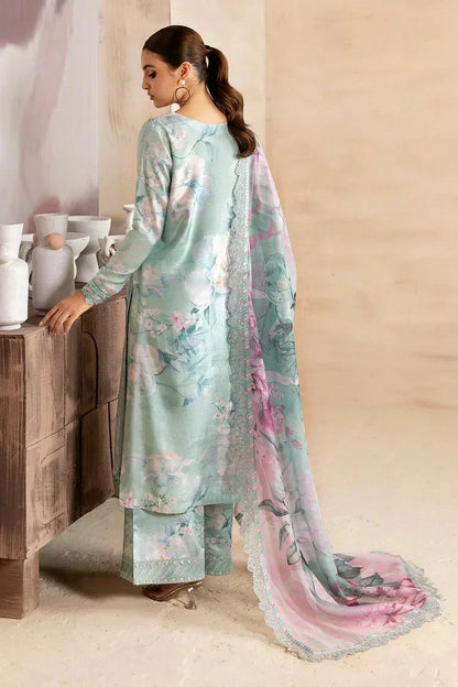 BAROQUE-FEROZY BLOOM-PRINTED EMBROIDERED LAWN 3PC (SL1655)