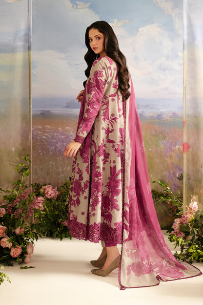 Iznik Lawn Embroidered Print 3pc SL-3276