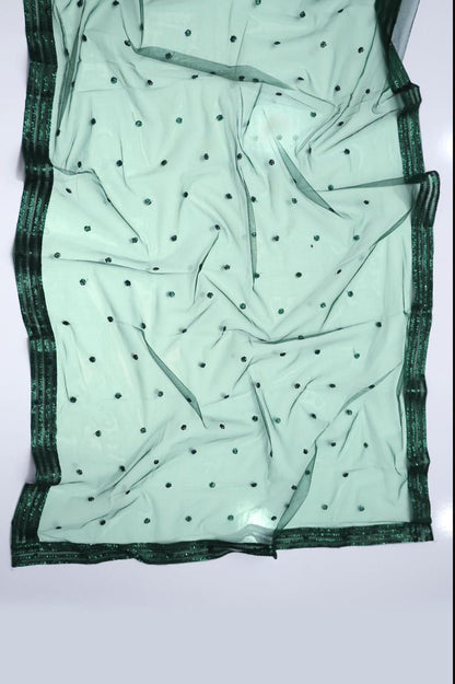 BAROQUE - PARTY WEAR DRESS UNSTICHED FORMAL WEAR (SL-385)