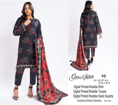 CROOS STICH-KHADDAR UNSTICH 3pc(WA-735)