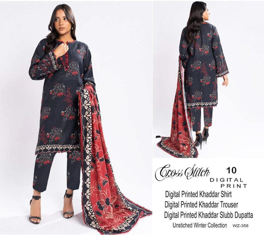 CROOS STICH-KHADDAR UNSTICH 3pc(WA-735)