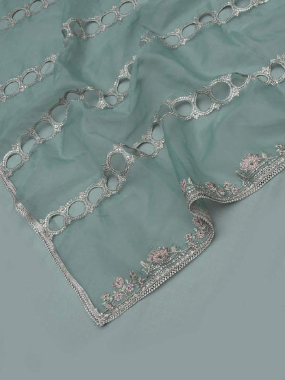 MARIA B - LUXURY FORMAL DRESS ORGANZA 3PC UNSTICHED (SL-4360)