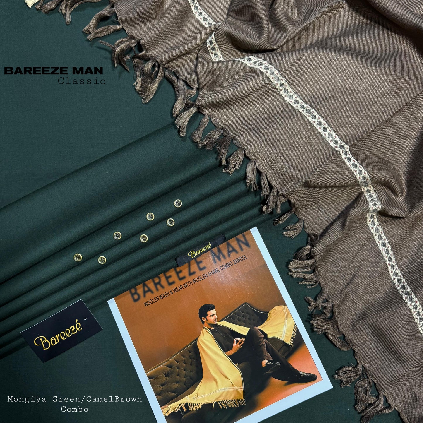 BREEZE MENS SUITE WITH GIFTED SHAWL