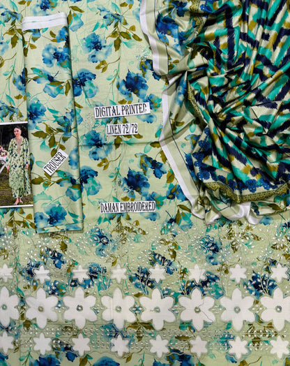 BAROQUE DIMOND LINEN 3pc