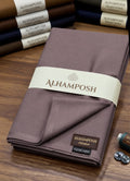 ALHAMPOSH premium men's unstitched suit - DUSTY MAUVE