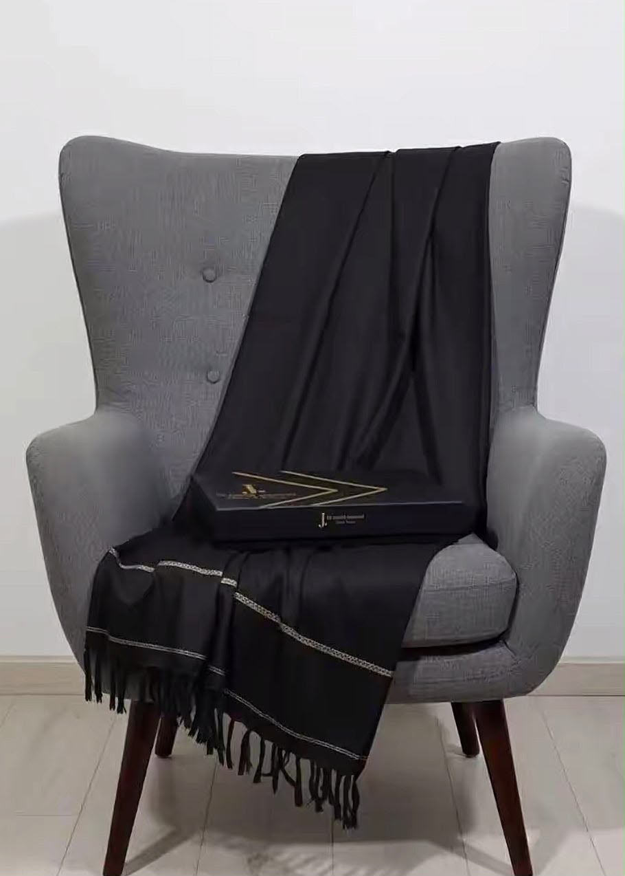 J.MENS SHAWL Black