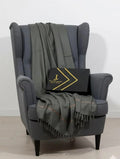 J.MENS SHAWL Charcoal Grey