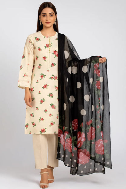 Baroque Swiss Lawn 3pc (7429)