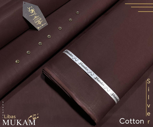 Mukam Suiting By Shandar Libas (Dark brown)