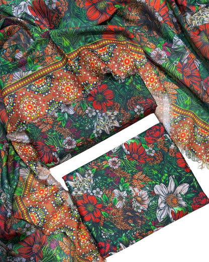 Khaadi  Swiss Lawn 3pc (209)